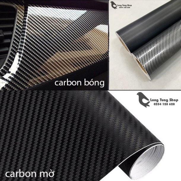 Decal carbon dán xe , điện thoại , laptop - giấy dán xe vân các bon - Hàng nhập khẩu
