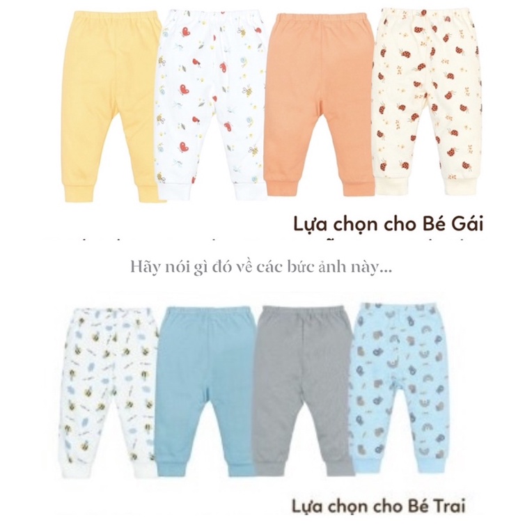 quần dài bo gấu lullaby dày Bé Trai/ Bé Gái (6m-4y)