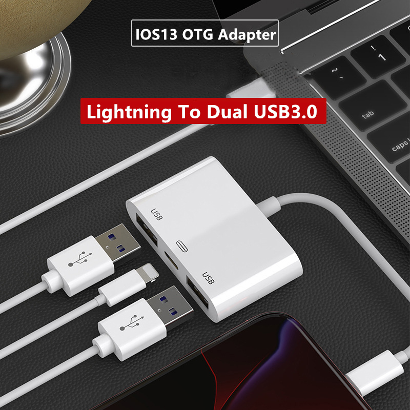 Đầu Chuyển Đổi Otg Sang Usb 3.0 Cho Iphone Ipad Ios 13