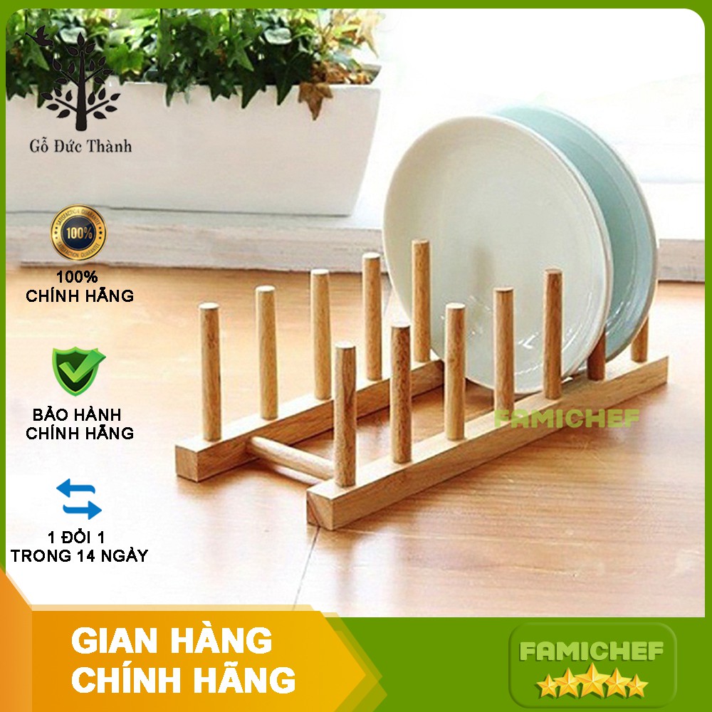 Giá dĩa 7 thanh Gỗ Đức Thành 24791