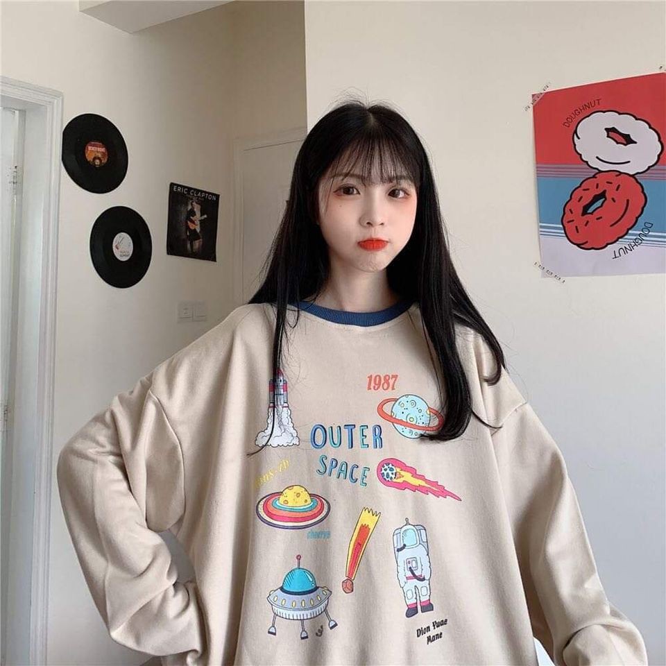 Áo Sweater Nỉ da cá Unisex 1987 [ FREESHIP ] form nam nữ unisex ❤️ Jaystoree ❤️ | BigBuy360 - bigbuy360.vn