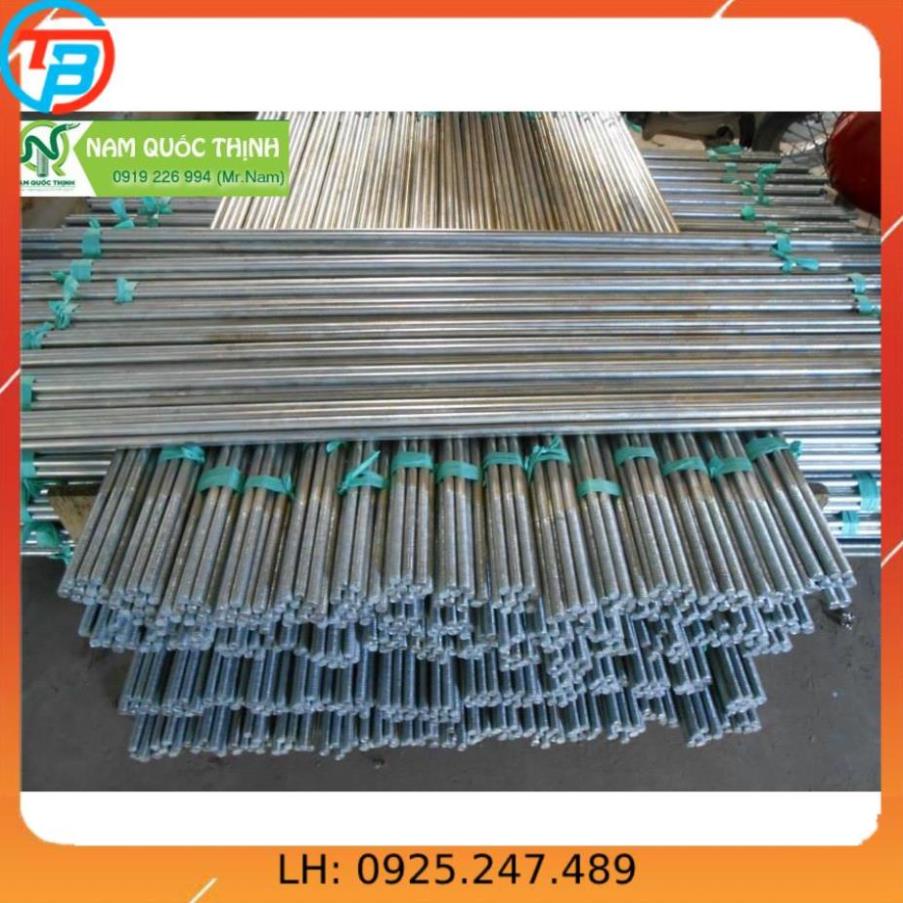 Thanh ren, ty ren, tiren thép mạ Phi 6 8 10 12 mm CÁP THÉP Thái Bình VinàN