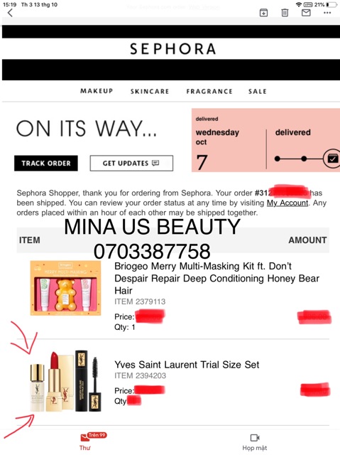 (Hàng SEPHORA)[Mini 10ml] Kem lót YSL Touche Eclat Blur Primer Yves Saint Laurent | BigBuy360 - bigbuy360.vn