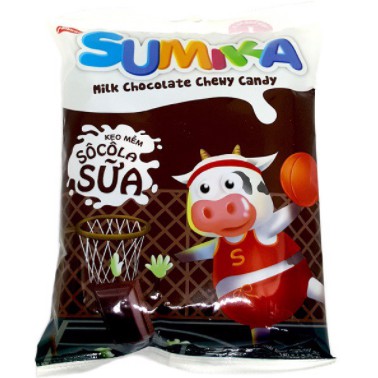 Kẹo Mềm Sôcôla Sữa Sumika Milk Chocolate Chewy Candy (140g)