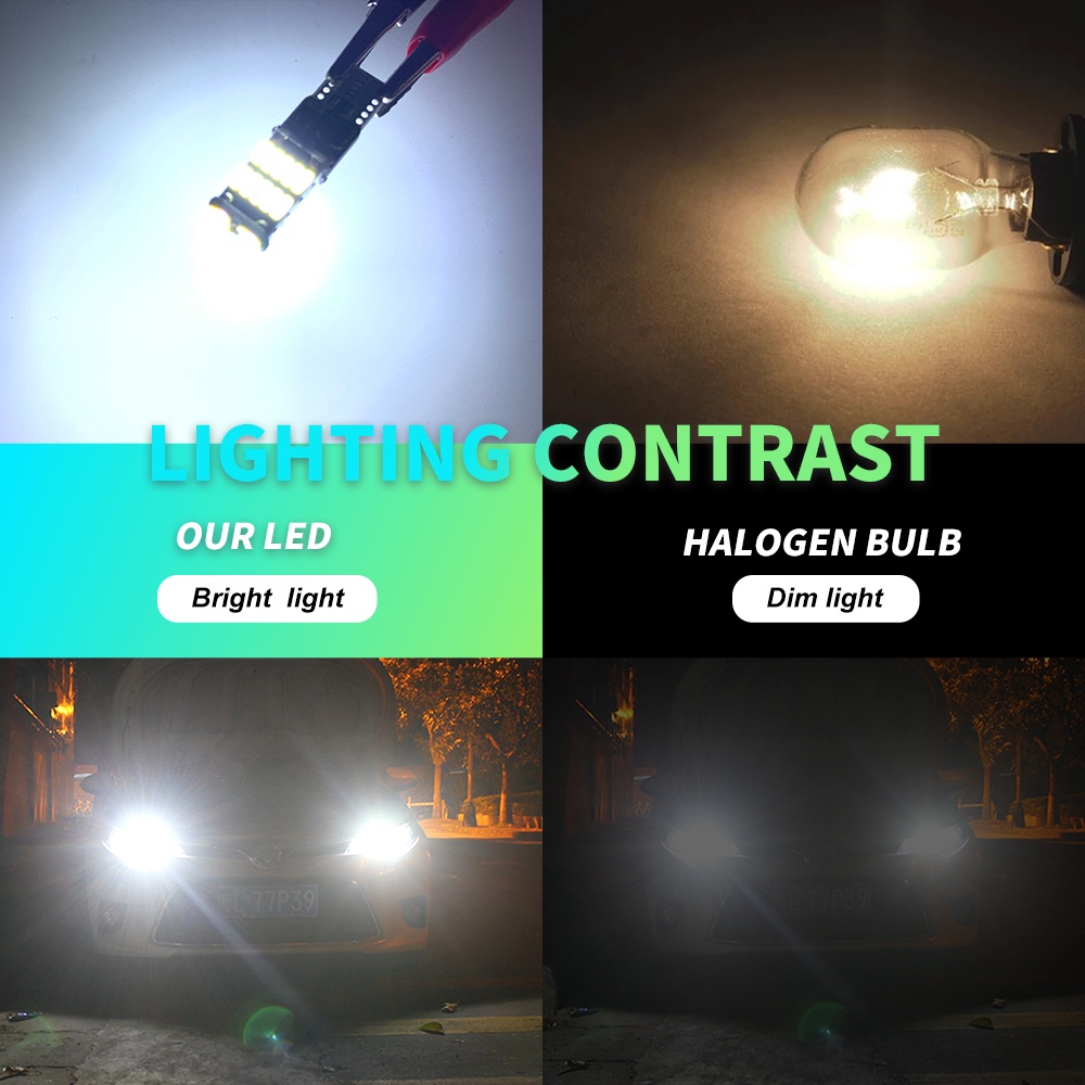 1 Bóng Đèn LED T10 W5W 194 168 W5W CANBUS 26SMD 4014 2.5W 0.2A Cho Xe Hơi