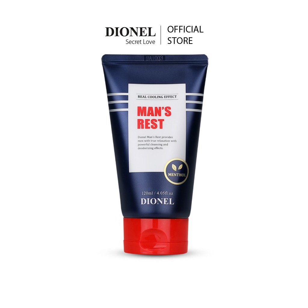 Dung Dịch Vệ Sinh Vùng Kín Nam Dionel Man's Rest Male Cleanser Mát Lạnh Sau 7 Giây Thơm Dịu Nhẹ 120ml