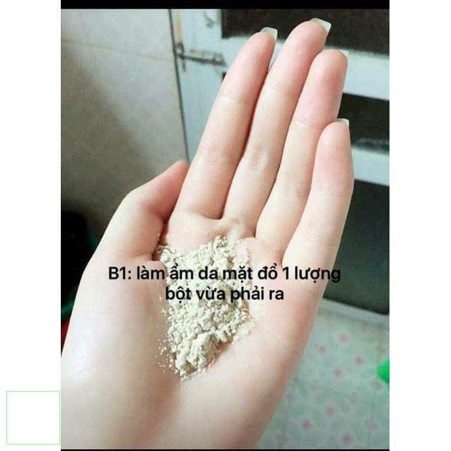 Bột cám gạo  sữa tắm và đắp mặt 1 kg mịn thơm
