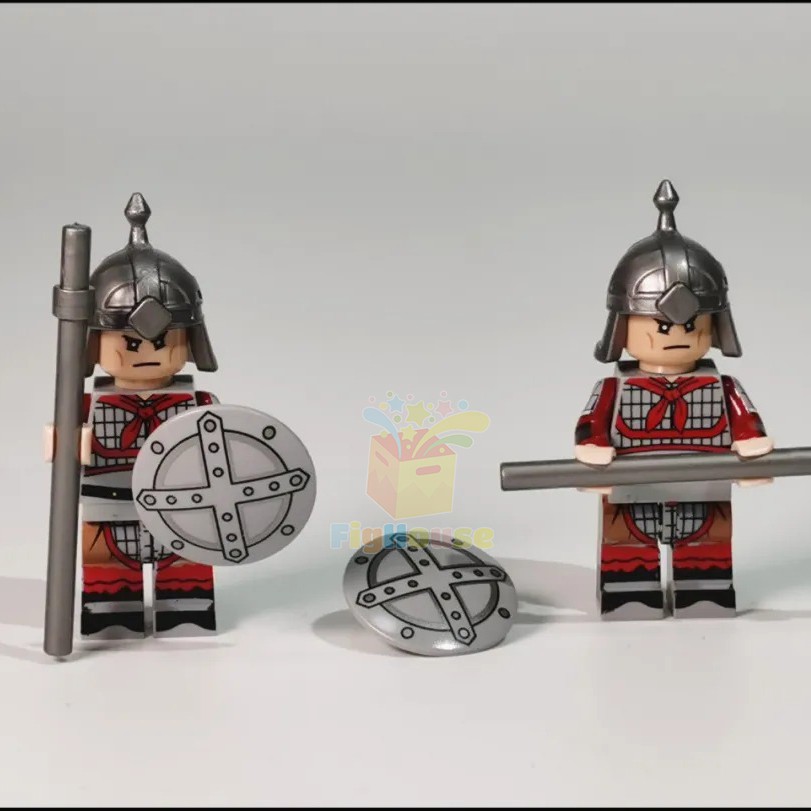 Xếp Hình Minifigures Lính Tam Quốc Binh Khí Ngẫu Nhiên - Đồ Chơi Lắp Ráp non-lego 300A