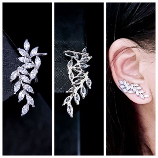Bông tai kẹp vành ear cuff đá crystal