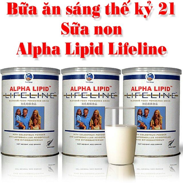 Sữa Non Alpha Lipid 450g Của New Zealand (Cam Kết Chính Hãng)