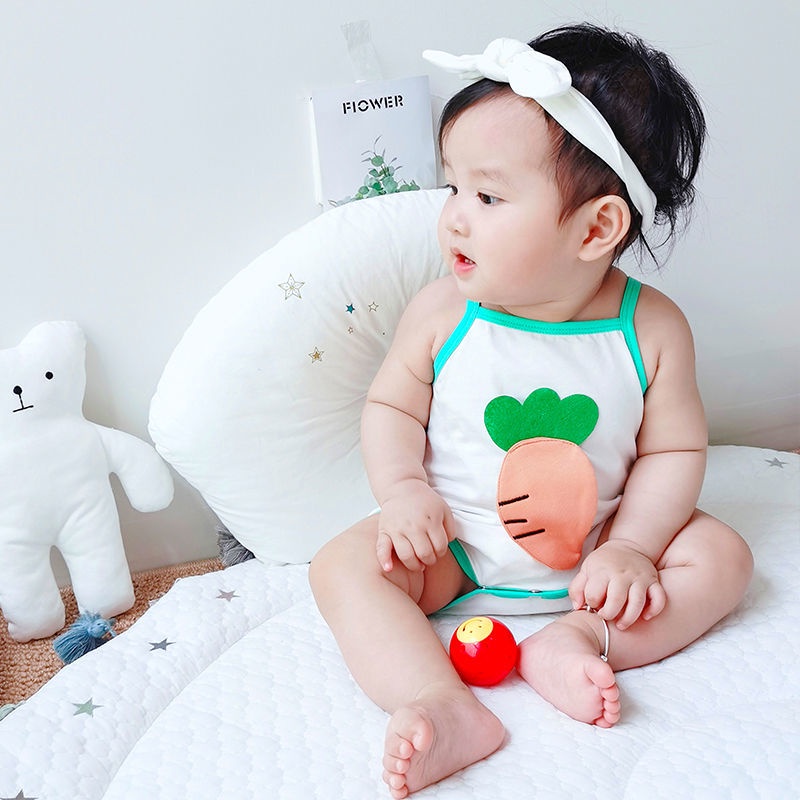 Bộ Jumpsuit Hoạ Tiết Hoạt Hình Cho Trẻ Sơ Sinh
