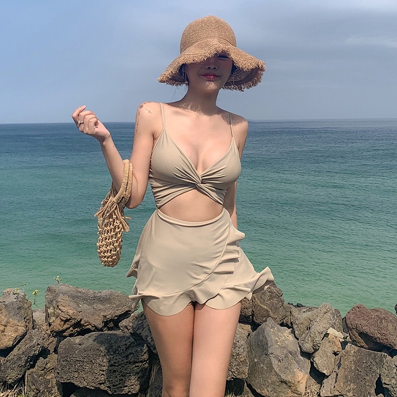 Áo tắm một mảnh váy xoè mới lạ - OLA BIKINI BM36