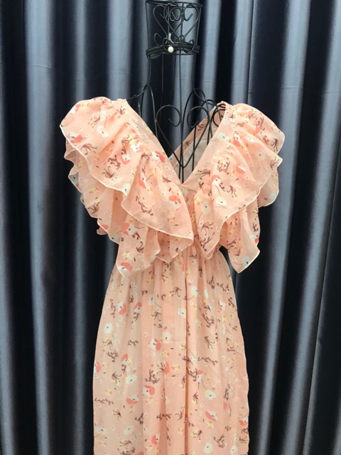 Đầm maxi hoa NHIỀU MẪU FREESIZE 65kg đầm bầu đầm đi biển | BigBuy360 - bigbuy360.vn