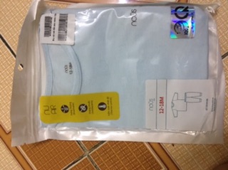 Combo 2 áo nous 6-9 xanh và tím