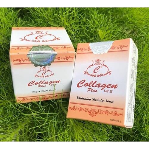 Bộ Kem Thoa Nám, Tàn Nhang Collagen Plus Vit E Indonesia