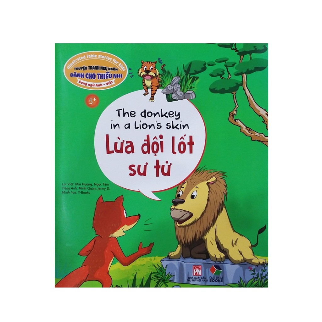 Sách - Truyện song ngữ anh việt : lừa đội lột sư tử