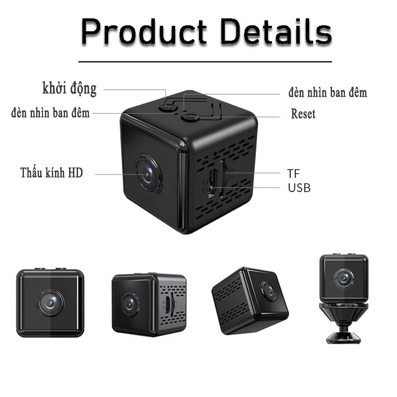 UPUPIN Camera Wifi không dây 1080P an ninh trong nhà gia đình giám sám sát