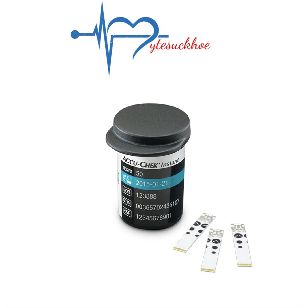 Que thử đường huyết ACCUCHEK INSTANT - 50 que