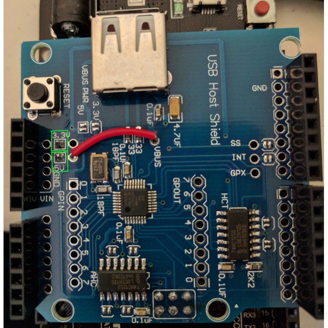 Mạch lập trình Arduino USB Host Shield - Googe ADK