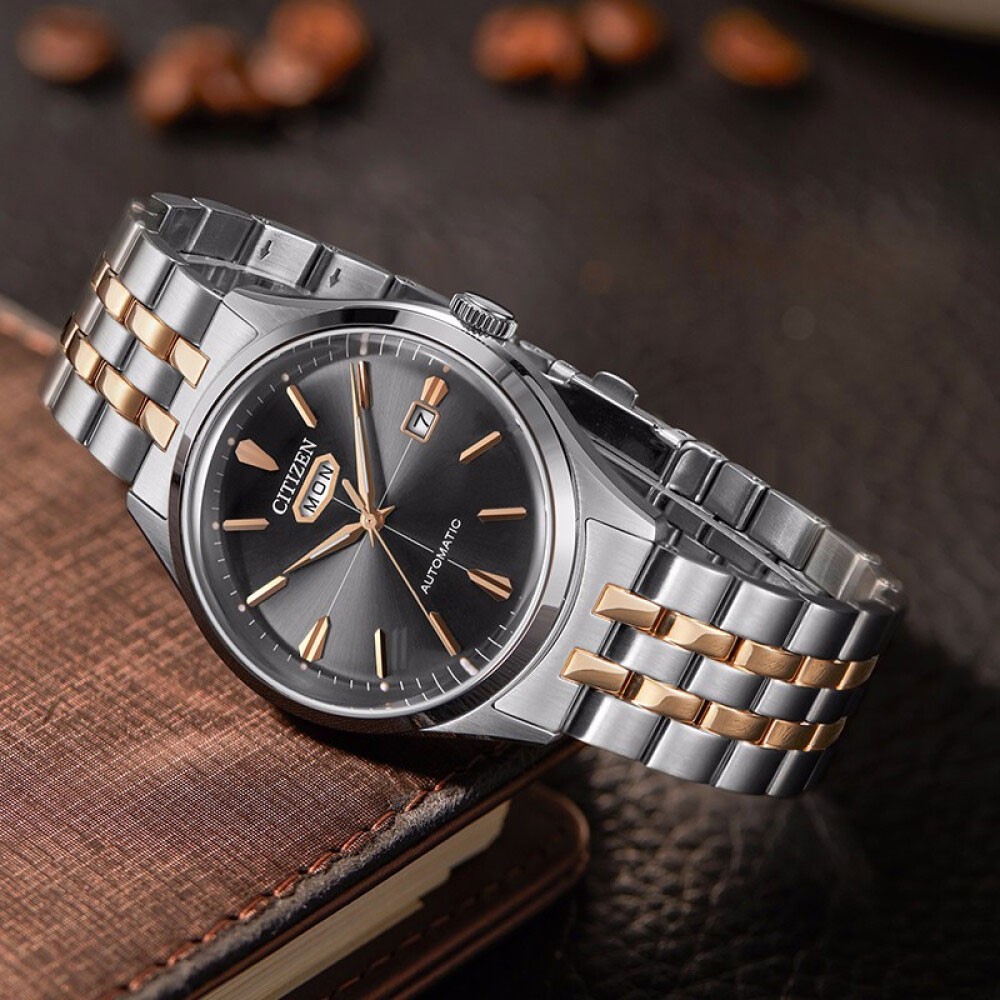 Đồng Hồ Citizen C7 Unisex Dây Thép Không Gỉ NH8394-70H - Mặt Đen