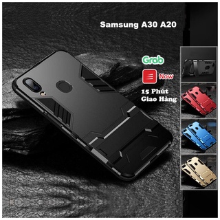 Ốp lưng samsung A30 A20 iron man - chống sốc - chống va đập - gạt giá đỡ xem phim nghe nhạc