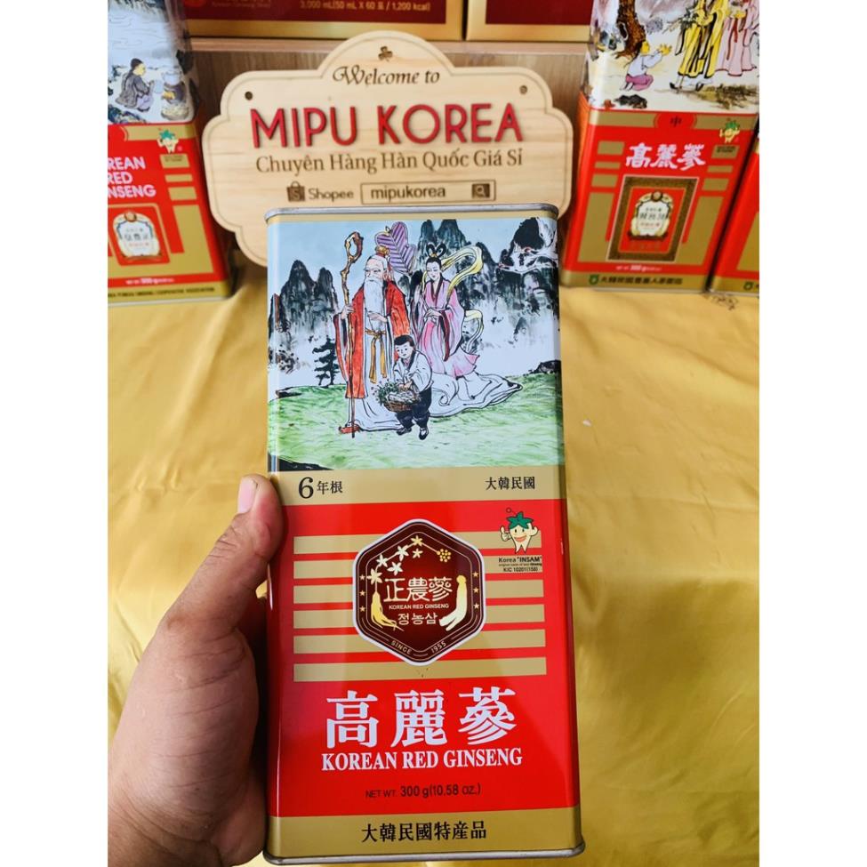 Hồng Sâm Củ Khô Hộp Thiết 6 năm tuổi INSAM Hàn Quốc Hộp 300g