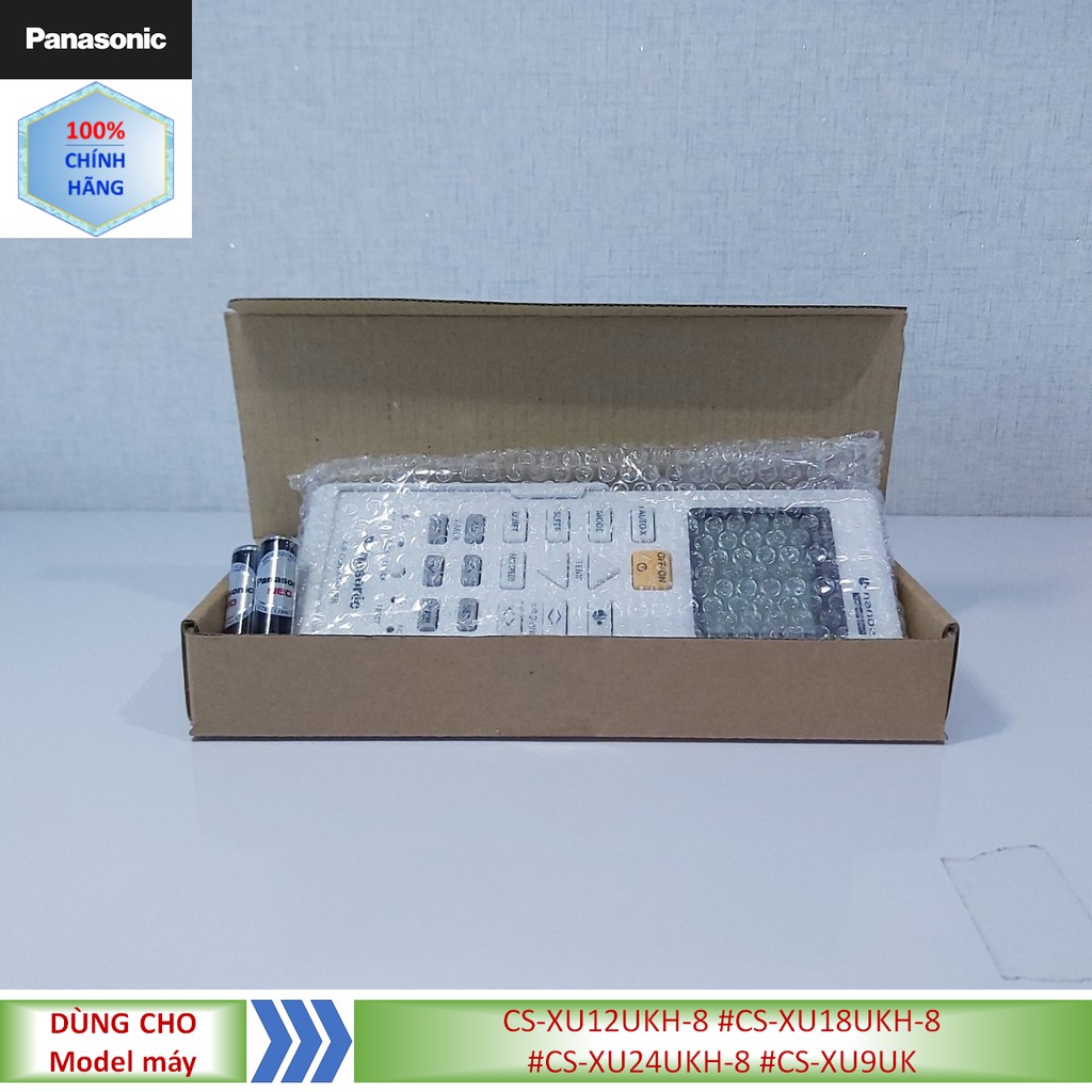 Phụ kiện Điều khiển điều hòa Panasonic model #CS-XU9UKH-8 #CS-XU12UKH-8 #CS-XU18UKH-8 #CS-XU24UKH-8