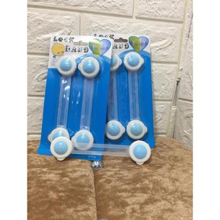 set 2 móc khóa tủ lạnh an toàn cho bé