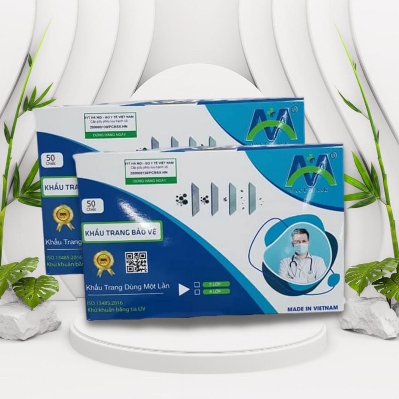 Combo 5 gói khẩu trang 4 lớp