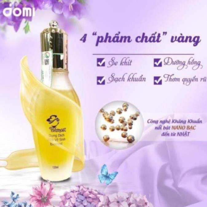 [ NGUYÊN TEM ] Dung dịch vệ sinh phụ nữ Evamost Chính Hãng 120ML- khử Mùi Sạch Sẻ Thơm Tho | BigBuy360 - bigbuy360.vn