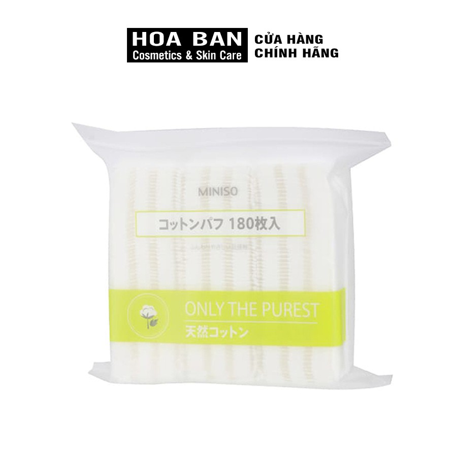 Bông Tẩy Trang Miniso 180 Miếng - HB0207 | BigBuy360 - bigbuy360.vn
