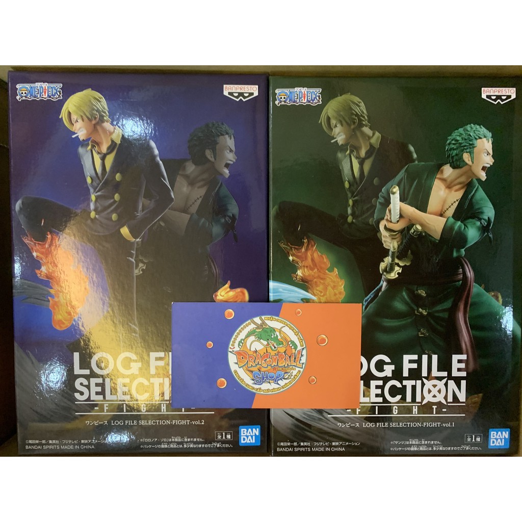 Mô hình One Piece chính hãng - Sanji &amp; Zoro Log File Selection