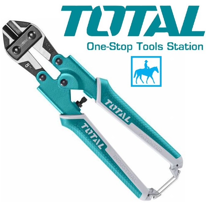 TOTAL Kềm Cắt Sắt Kìm Cộng Lực 8inch 200mm Mini CRV Bolt Cutter THT11386