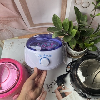Nồi nấu sáp wax lông máy nấu sáp wax lông triệt lông tại nhà,SPA loại nồi PRO100, PRO200, Nồi chống dính tặng kèm que gỗ