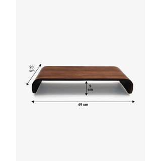 Kệ màn hình gỗ Walnut