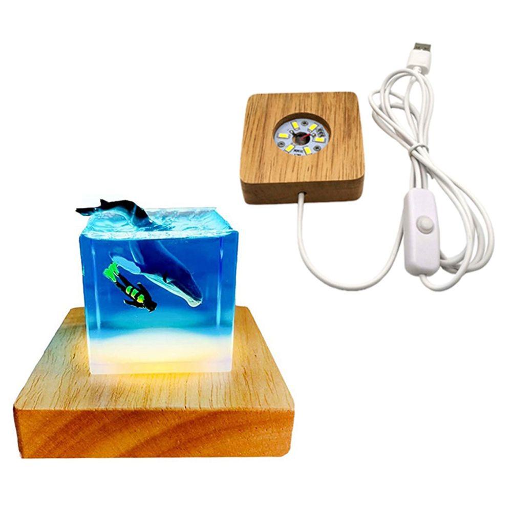 Đế Đèn NICKOLAS USB Nhiều Màu / Trắng|Giá Đỡ Trưng Bày Đèn LED Bằng Kính Có Thể Cuộc Sống Dài|Giá Đỡ Trưng Bày Trang Sức Tiện Lợi