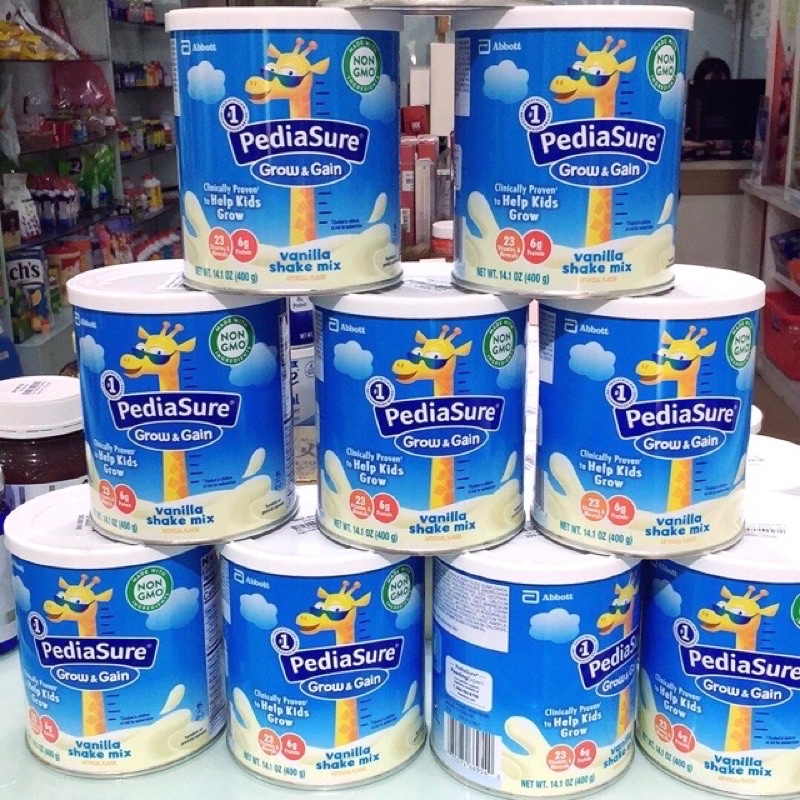 Sữa bột Pediasure Mỹ 3 vị ( Vani, dâu, socola)