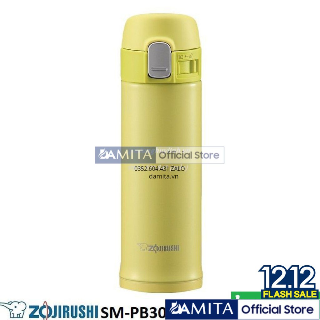 FREESHIP Bình giữ nhiệt nóng lạnh Zojirushi SM-PB30-YP - 300ml