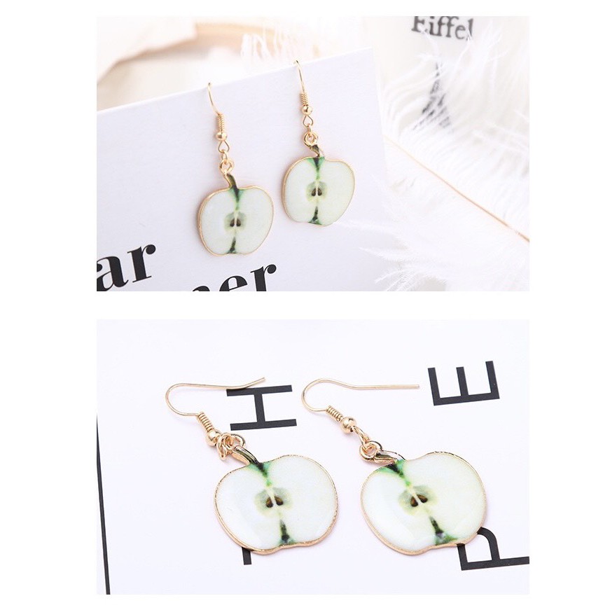 Bông Tai Nữ Hợp Kim Cao Cấp ERASHOP 073785 - Hoa Quả Mùa Hè Dễ Thương, Phù Hợp Đi Biển, Du Lịch, Đi Chơi, Rẻ Đẹp