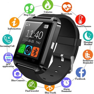 Đồng Hồ Thông Minh Cao Cấp U8 Thế Hệ Mới Kết nối Bluetooth Với Điện Thoại Thông Minh