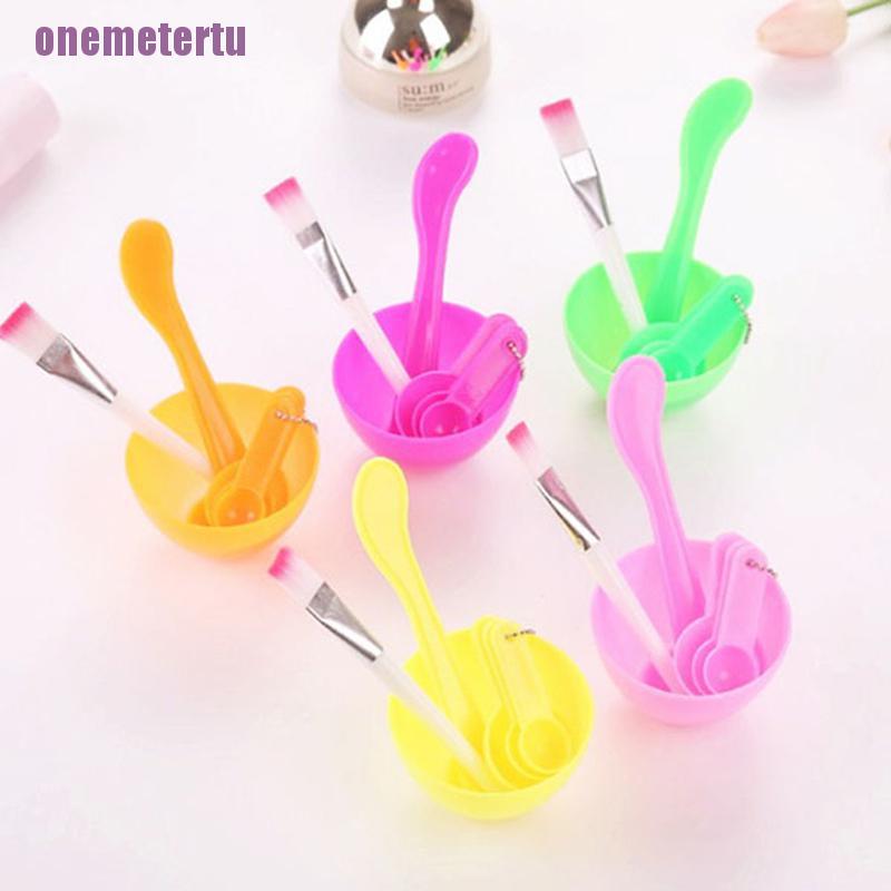 [Hàng mới về] Bộ dụng cụ trộn mặt nạ tự làm 4 món tiện dụng có nhiều màu