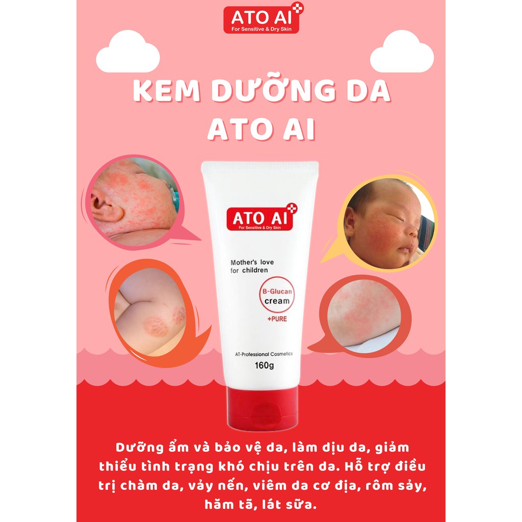 Kem dưỡng da cho mẹ và bé Ato Ai 160g – Fagomom