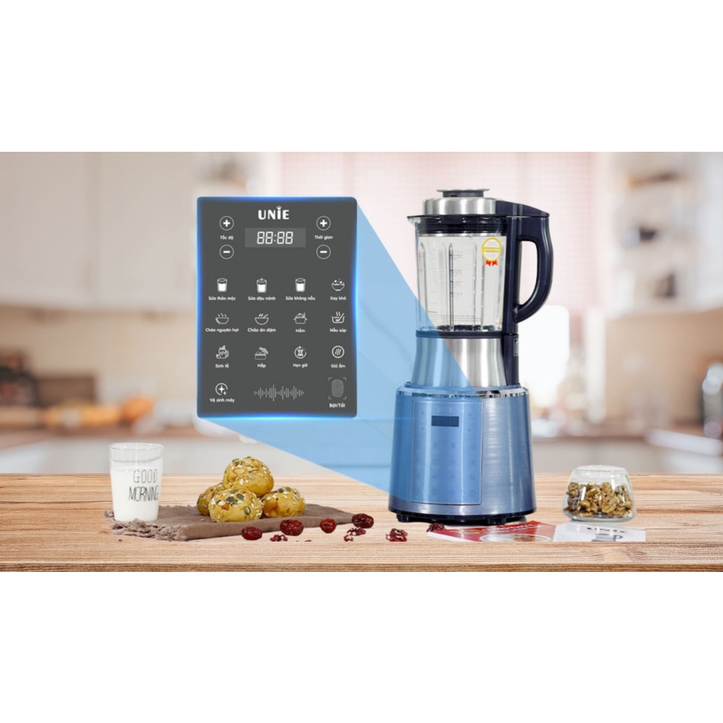 Máy xay nấu sữa hạt Unie V6 dung tích 1.75L