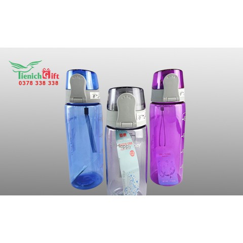 Bình Đựng Nước Thể Thao Quảng Cáo 800ml [ shop giao ngẫu nhiên mẫu mã và màu sắc ]