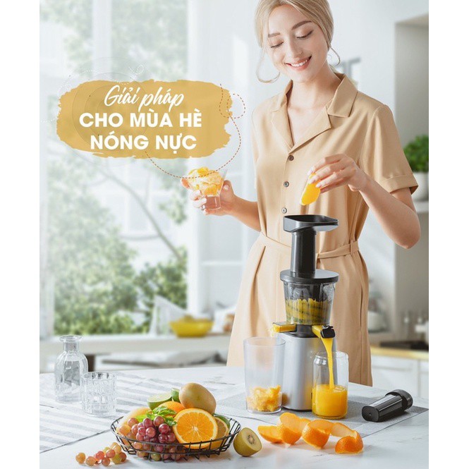 [Mã 33ELSALE hoàn 7% đơn 300K] MÁY ÉP CHẬM OLIVO SJ210 - Chính hãng BH 24 tháng