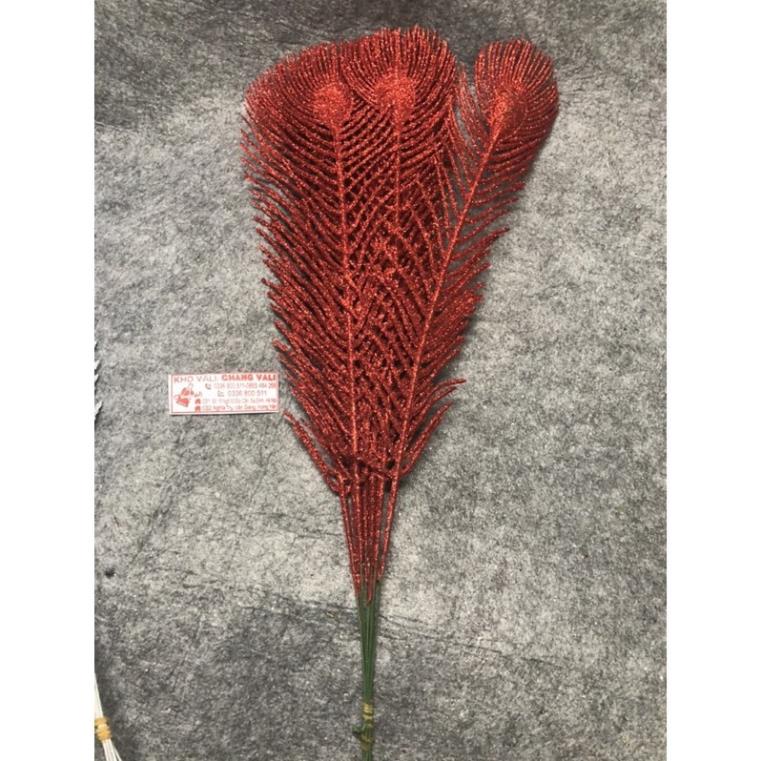 Sỉ lông công dài 40cm làm oản tài lộc,giỏ quà tết