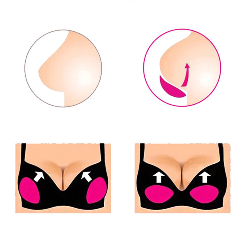 Bộ 2 Miếng Silicone Dán Nâng Ngực Cho Nữ