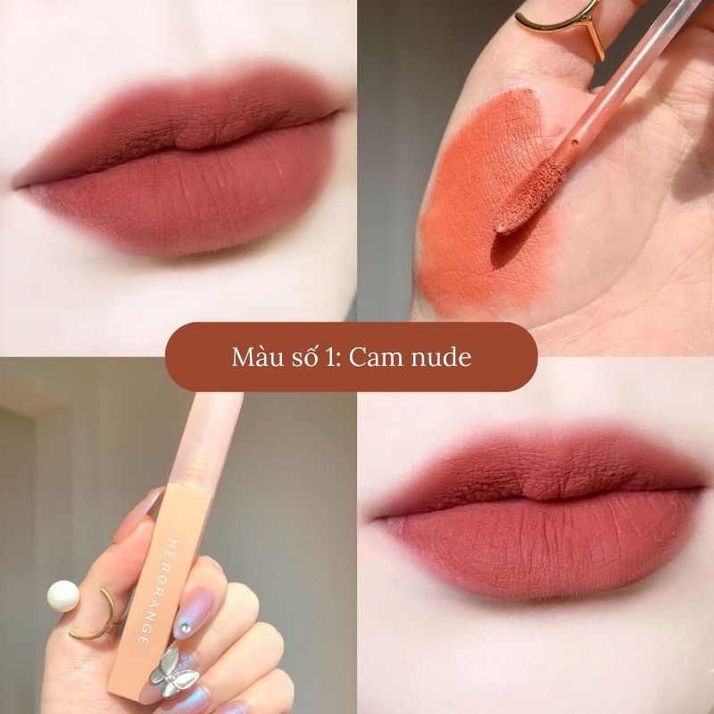 Son kem lì Hero range mềm mịn không làm khô môi lâu trôi hàng nội địa Trung jolivo P.298.01