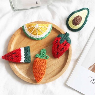 Kẹp tóc len móc dễ thương cho bé