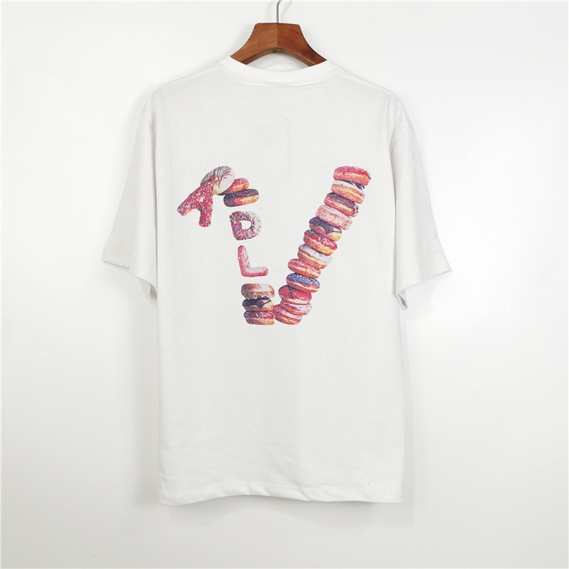 ADLV Áo Thun Tay Ngắn Dáng Rộng Vải Cotton In Chữ Thiết Kế Trẻ Trung Cho Nam Và Nữ